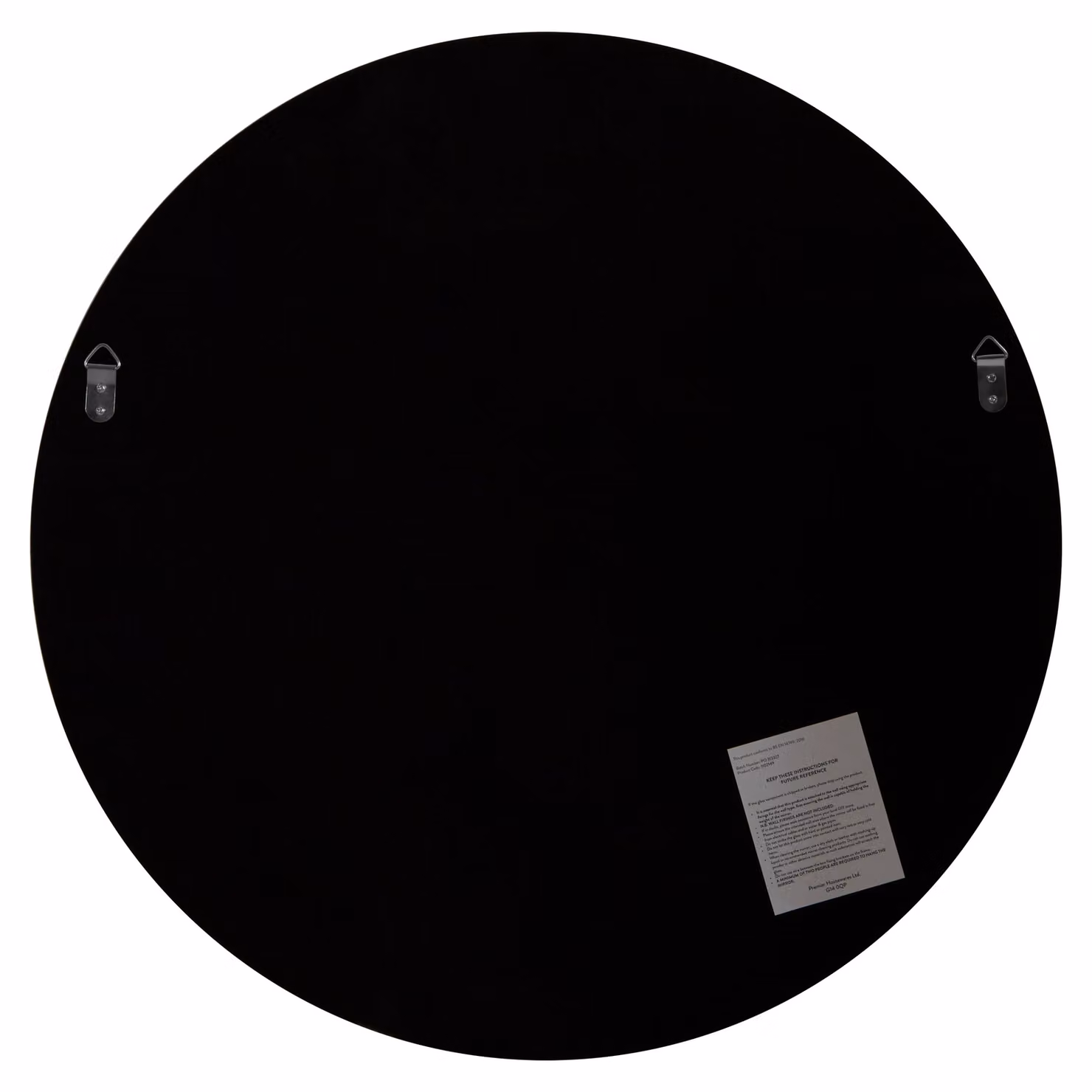 Orsina Athena Large Round Modern Wall Mirror in Silver – 2