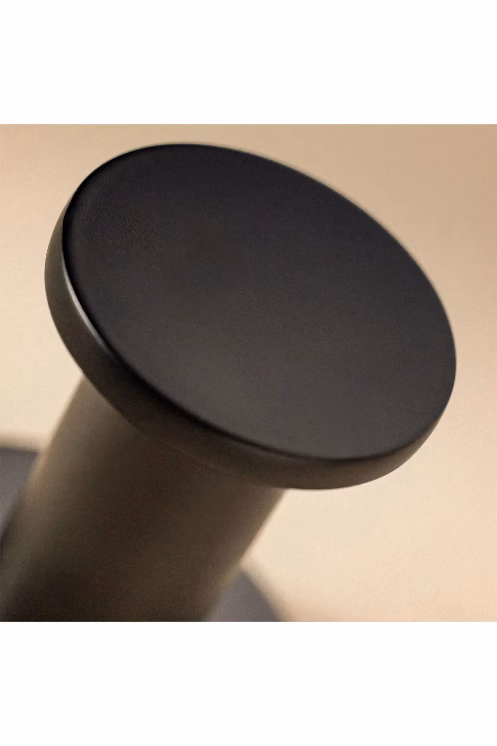 Cosmic Matt Black Wall-Mounted Metal Towel, Robe and Coat Hook from the Architect S+ Collection – 3