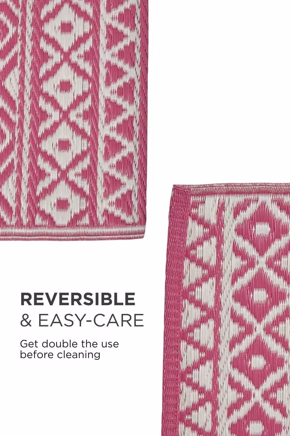 Homescapes Luxury Outdoor Rug Pink Tia Aztec, W/D: 240 x 300 cm – 5