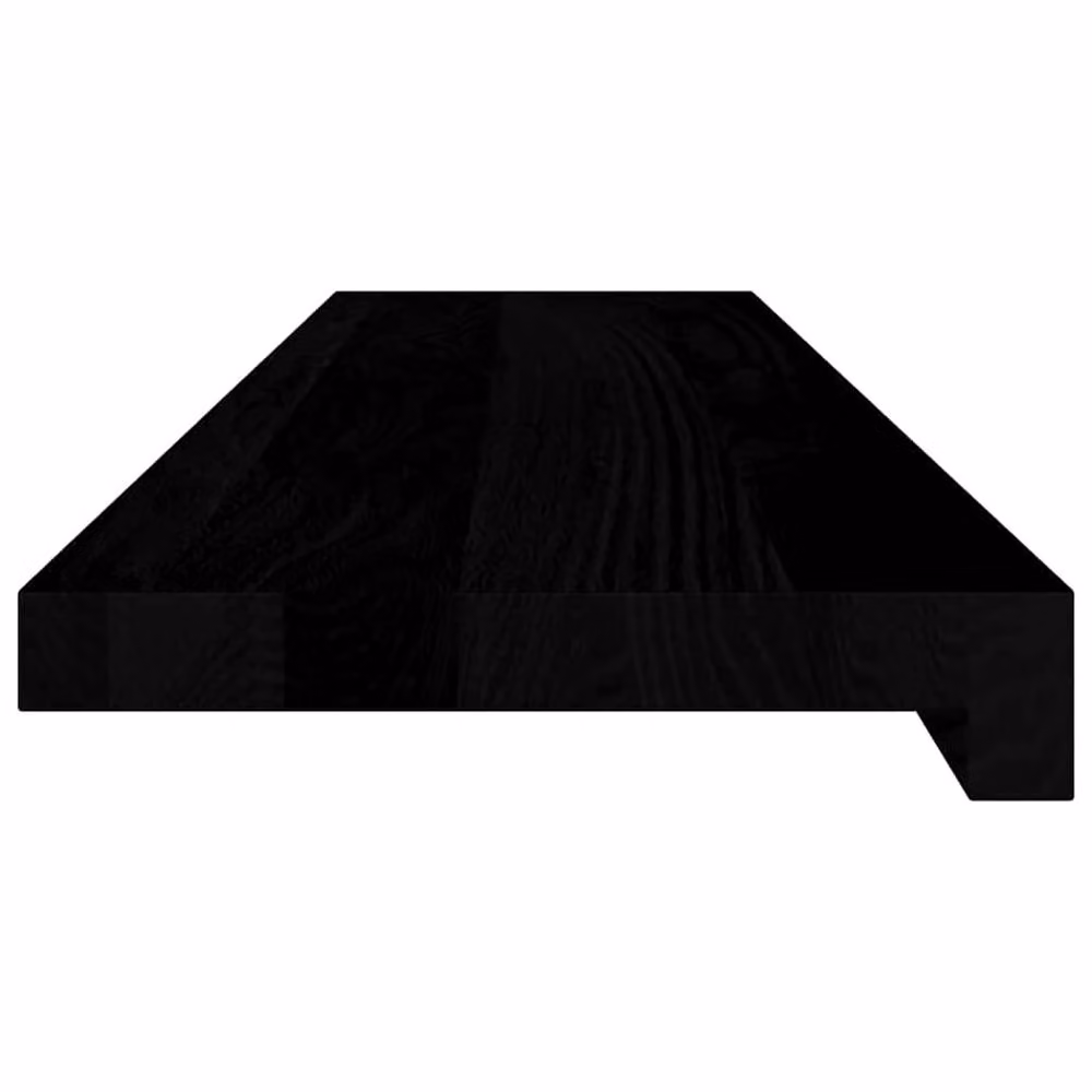 Berkfield Home Solid Oak Wood Window Sills, 2 Pieces, Dark Brown, W/D/H: 90 x 20 x 2 cm – 3