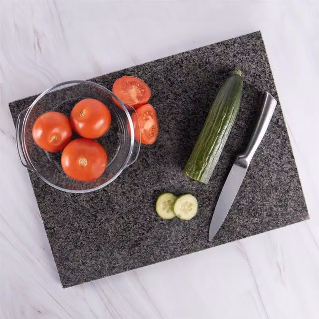 Maison & White Black Rectangular Marble Chopping Board