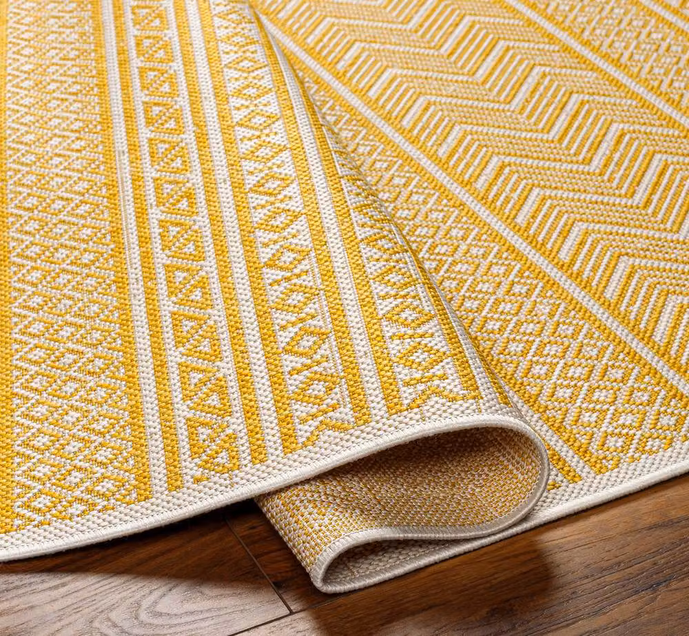 Livabliss Aegean Geometric In- & Outdoor Rug in Blue, Beige, Yellow and Pink, W: 160 cm, L: 230 cm – 2