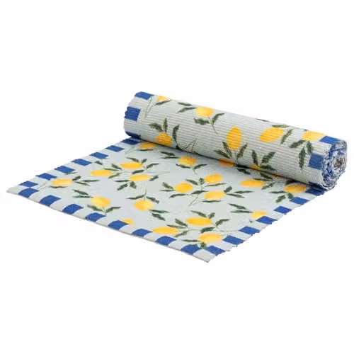 Riva Home Blue Striped Mediterranean Lemons Table Runner, W/D/H: 220 x 35 cm – 2