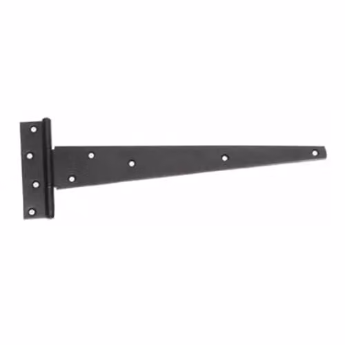 Hardware Solutions Tee Hinges in Matt Black, 1 Pair
