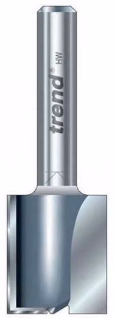 TREND 4/08 X 1/4 Tct Two Flute Cutter, 25.4mm x 19mm, Grey