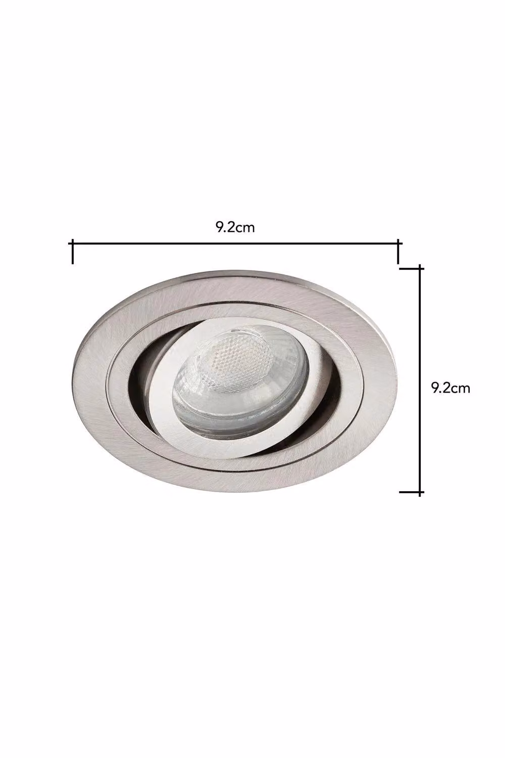 BHS Lighting Fion Adjustable Recessed Round Spot Light in Chrome Silver – 2