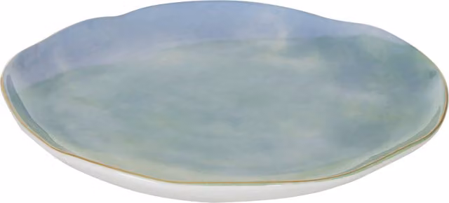 Orsina Multicolour Porcelain Side Plate with Gold Accents and Hand-Painted Ceramic Detail