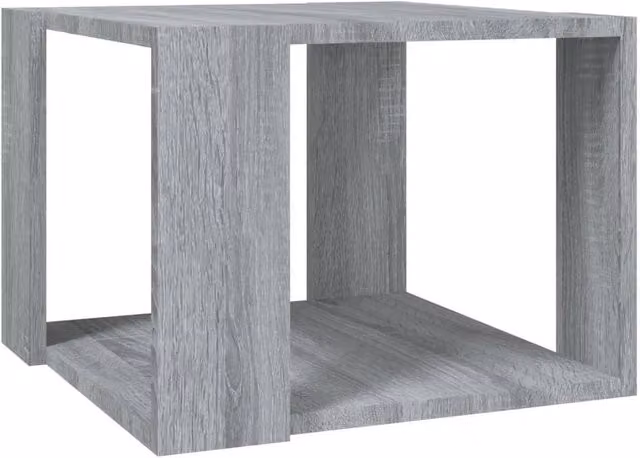 Berkfield Home Grey Sonoma Coffee Table, W/D/H: 40 x 40 x 30 cm