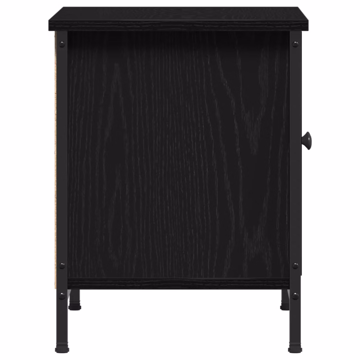 Berkfield Home Black Oak TV Stand, W/D/H: 60 x 35 x 45 cm – 4