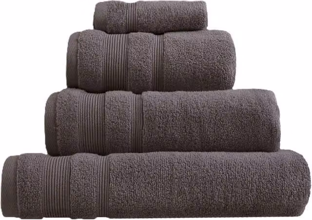 Allure Bath Fashions Luxury Egyptian Cotton Bath Sheet in Anthracite Grey, W: 150 cm