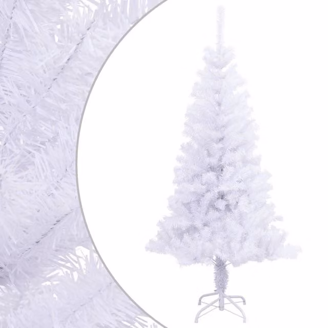 Berkfield Home Artificial White Christmas Tree with Stand, Height: 150 cm