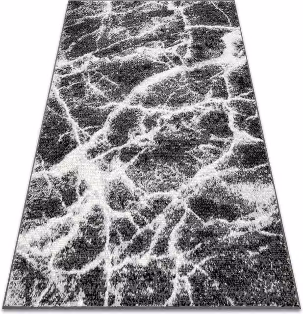 RugsX Morad Abstract Vintage Rug in Black, W: 140 cm, L: 200 cm – 1