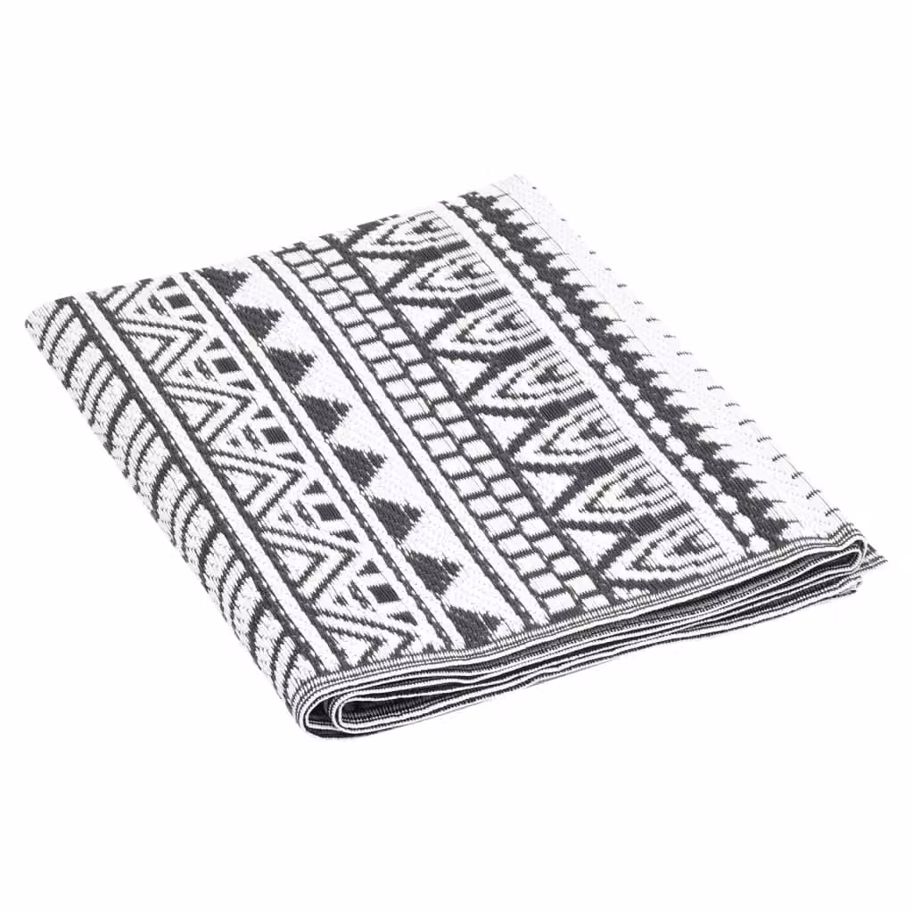 Berkfield Home Black Outdoor Polypropylene Rectangular Rug W: 190 cm, L: 290 cm – 5