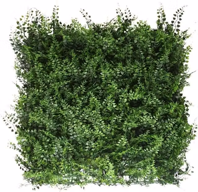 Ark Mat Fern Artificial Plant Wall Panel, Green, 50 x 50 cm