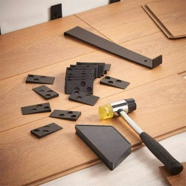 SPETLEK 23-Piece Laminate Wood Flooring Installation Tool Kit in Black – 1