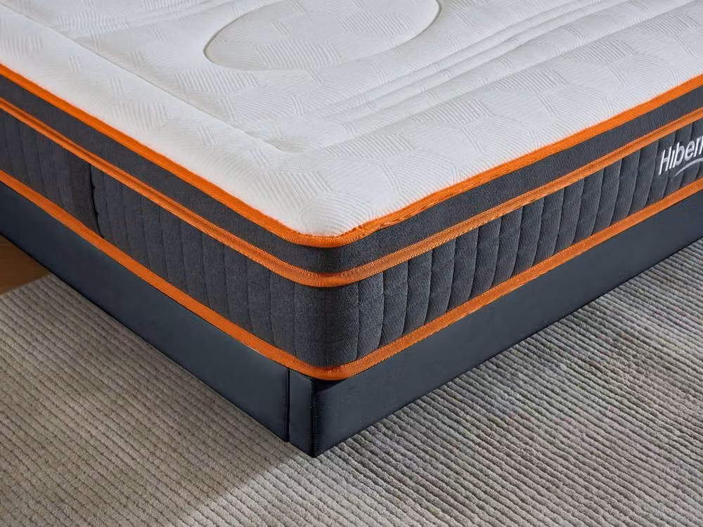 Hibernation Crest 1200 Hybrid Mattress in White, King Size, W/D/H: 180 x 200 cm – 3