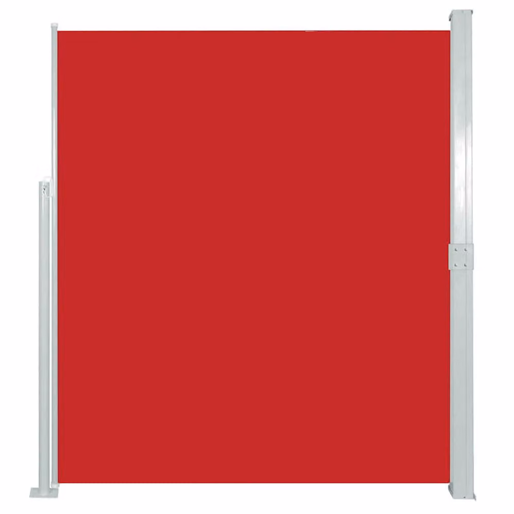 Berkfield Home Retractable Side Awning in Red, W/H: 300 x 140 cm