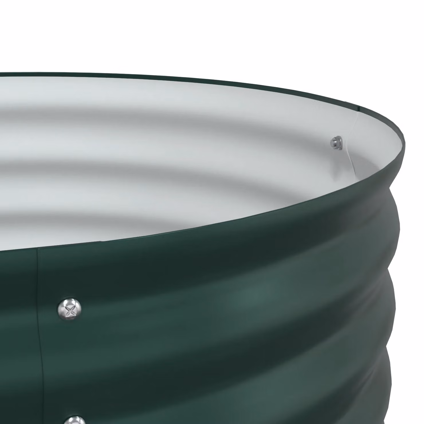 Berkfield Home Garden Green Galvanised Steel Raised Bed W/D/H: 160 x 80 x 81 cm – 5