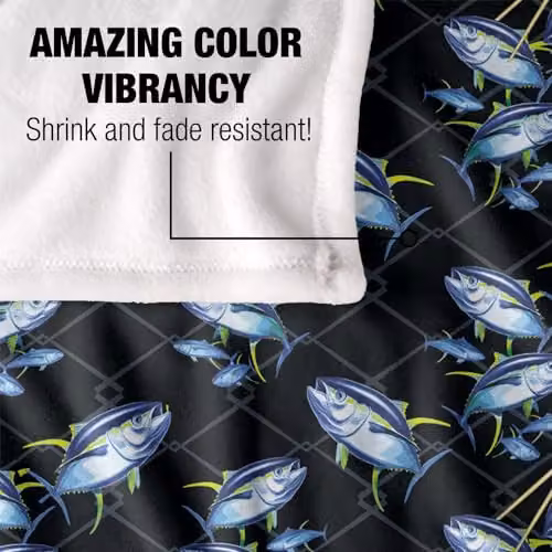 JQ Licensing Sushi Pattern Super Soft Silky Touch Fleece Throw Blanket, Multicolour, W: 91 cm, D: 147 cm – 3