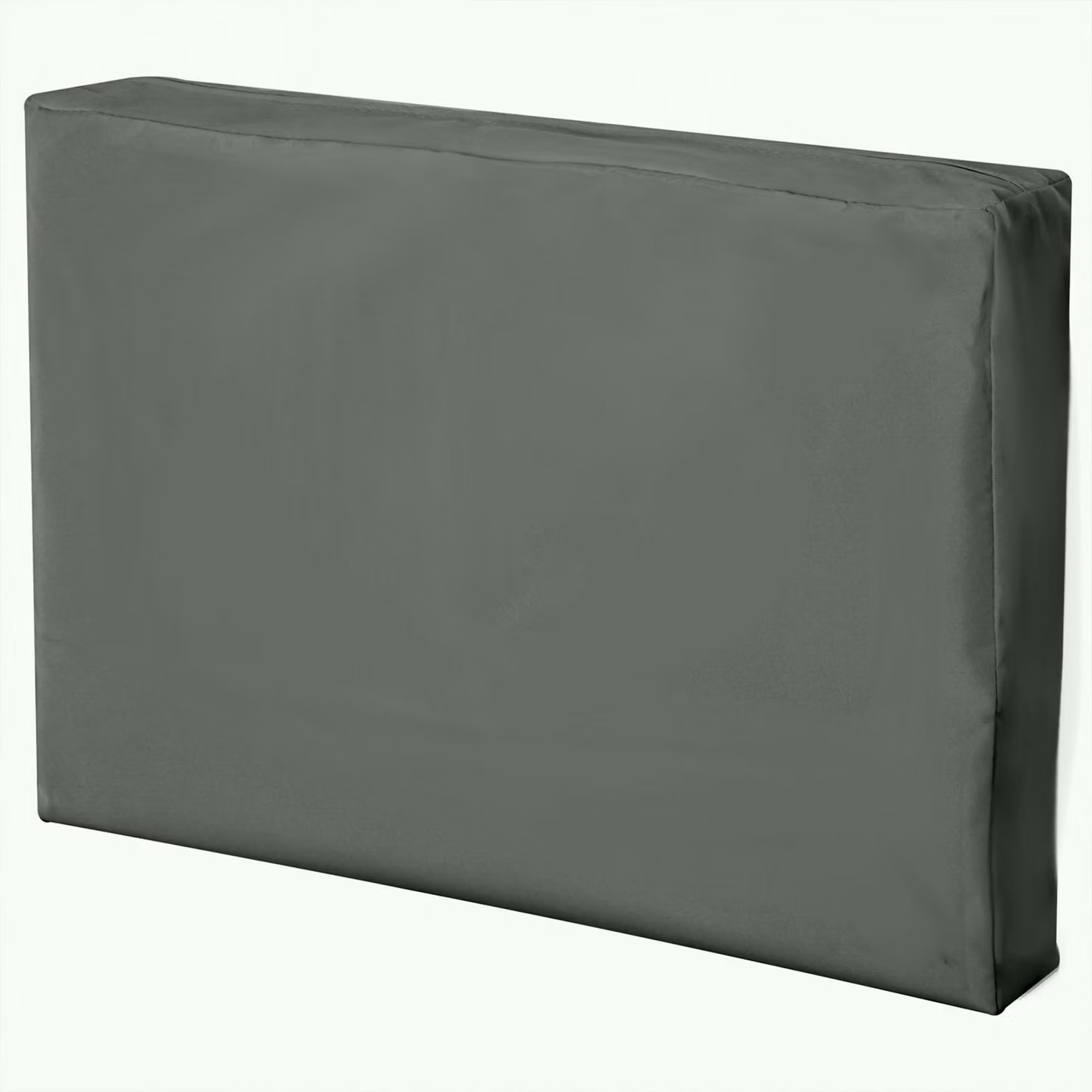 Outsunny Grey Rectangular Replacement Polyester Cushion Cover for Garden Rattan Corner Sofas – 5