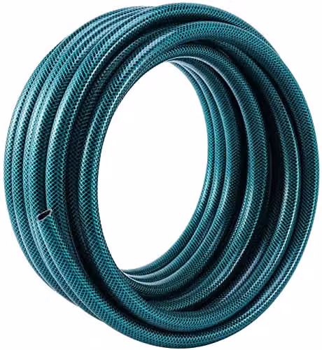 MantraRaj 50m Green PVC Reinforced Garden Hose Pipe Reel with 1/2 inch Hosepipe – 3