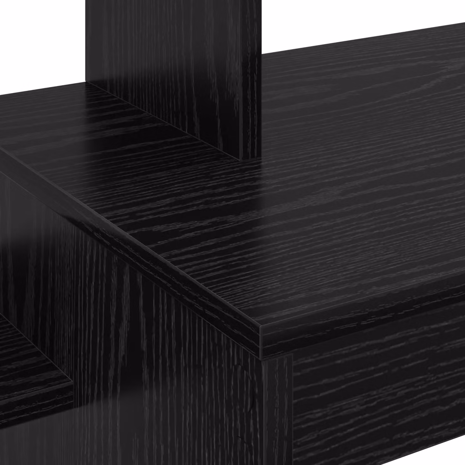 Berkfield Home Compact Computer Desk in Black Oak – 6