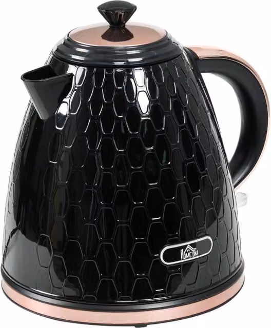 Rolipo Black 1.7 l 3kW Rapid Boil Honeycomb Kettle
