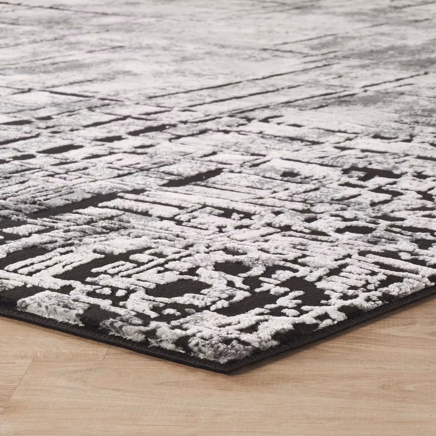 Desire Rugs Belgravia Modern Nexus Design Area Rug in Grey, W/D/H: 120 x 170 cm – 2