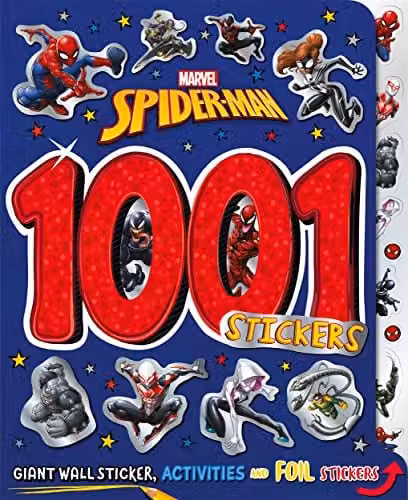 Marvel Spider-Man 1001 Stickers Multicolour Paper Stickers