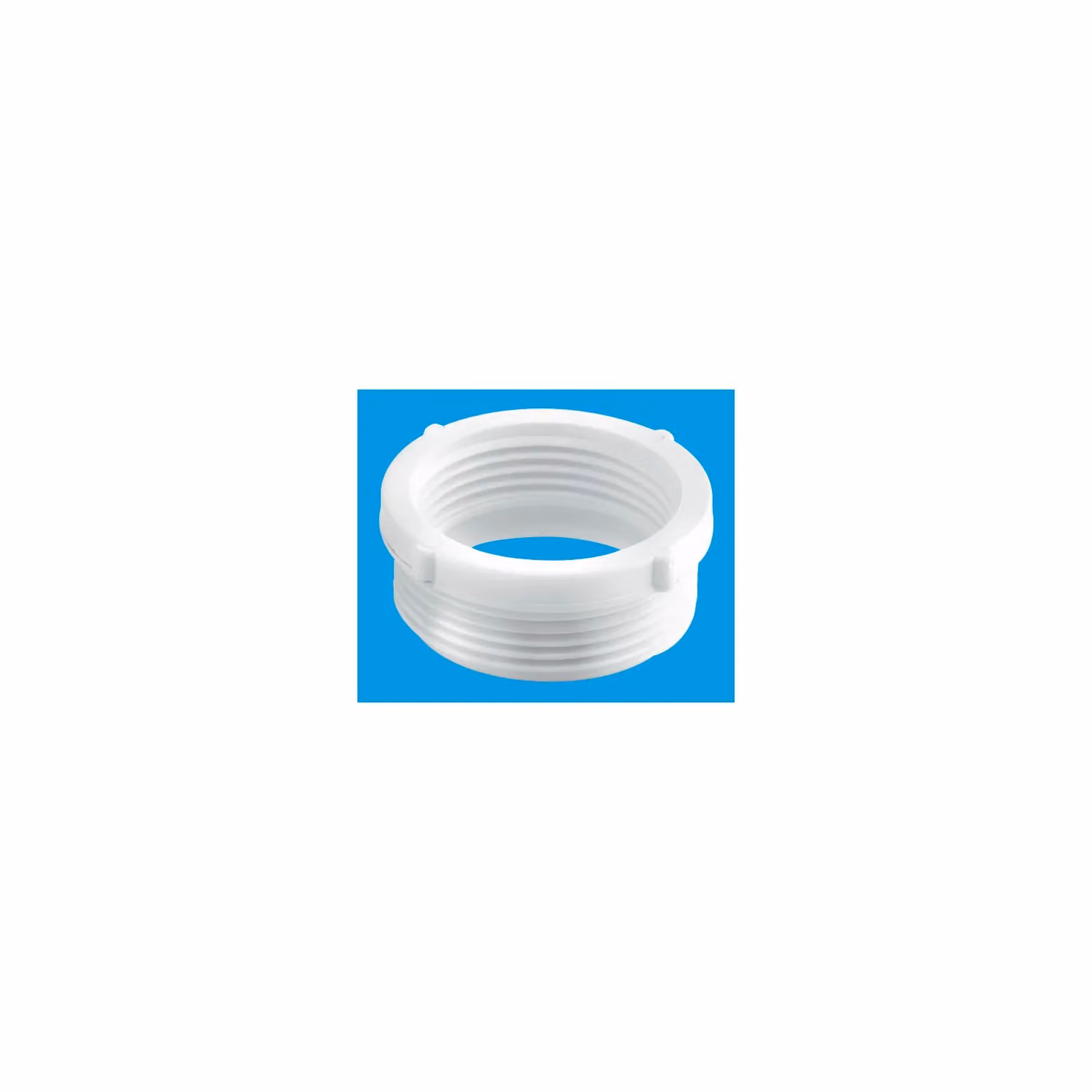 McAlpine T16 1.5 x 1.25 inch Trap Inlet Reducer in White – 2