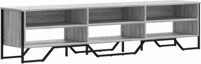 Berkfield Home Modern Grey TV Cabinet W/D/H: 180 x 34 x 41 cm – 1