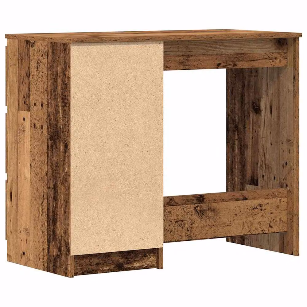 Berkfield Home Modern Writing Desk in Brown, Engineered Wood, W/D/H: 90 x 45 x 76 cm – 5