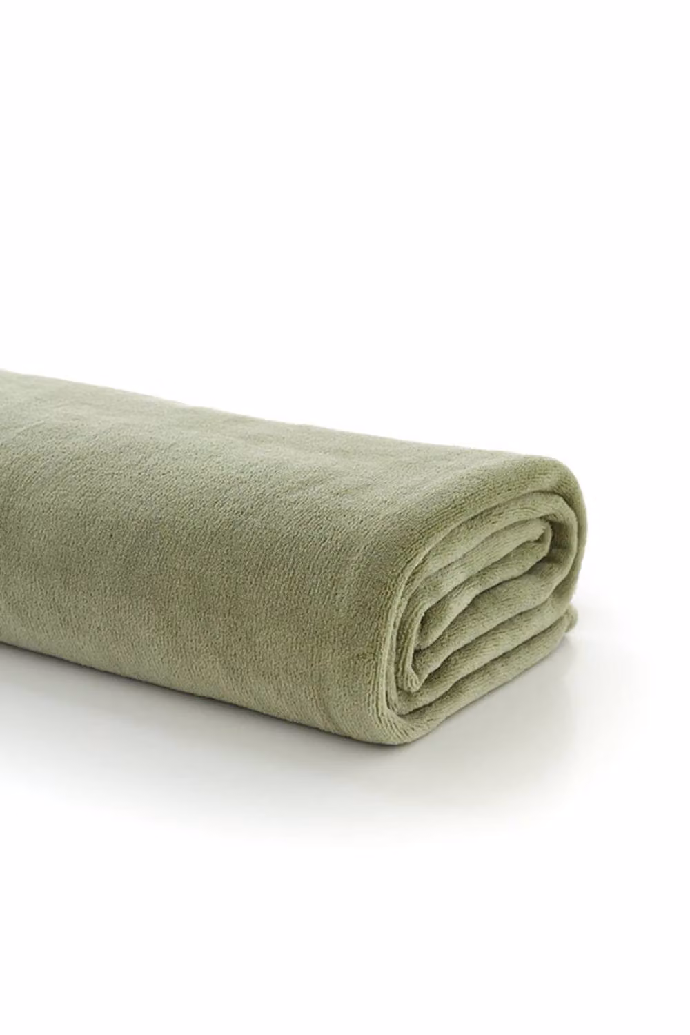 Deyongs Snuggle Touch Soft Fleece Sherpa Throw in Light Green, W: 150 cm, L: 200 cm – 2