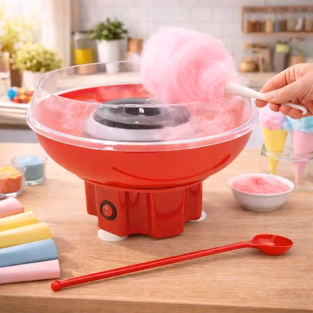 Dragodirect Electric Candy Floss Maker Machine in Red
