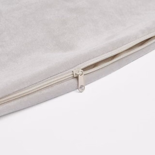 Sienna Pack of 4 Matte Velvet Square Cushion Covers in Silver Grey, 45 cm