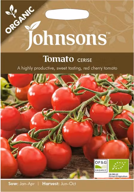 Johnsons Tomato Cerise Red Vegetable Seeds