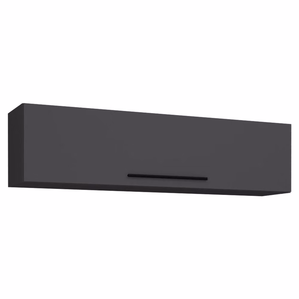 VCM Arila XL Wooden Wall Mounted Folding Cabinet in Dark Grey – 2