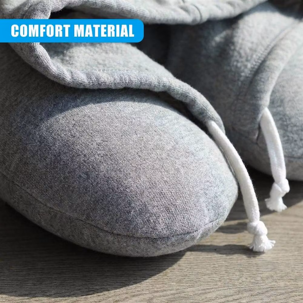 PAWNORA Travel Neck Pillow in Grey – 3