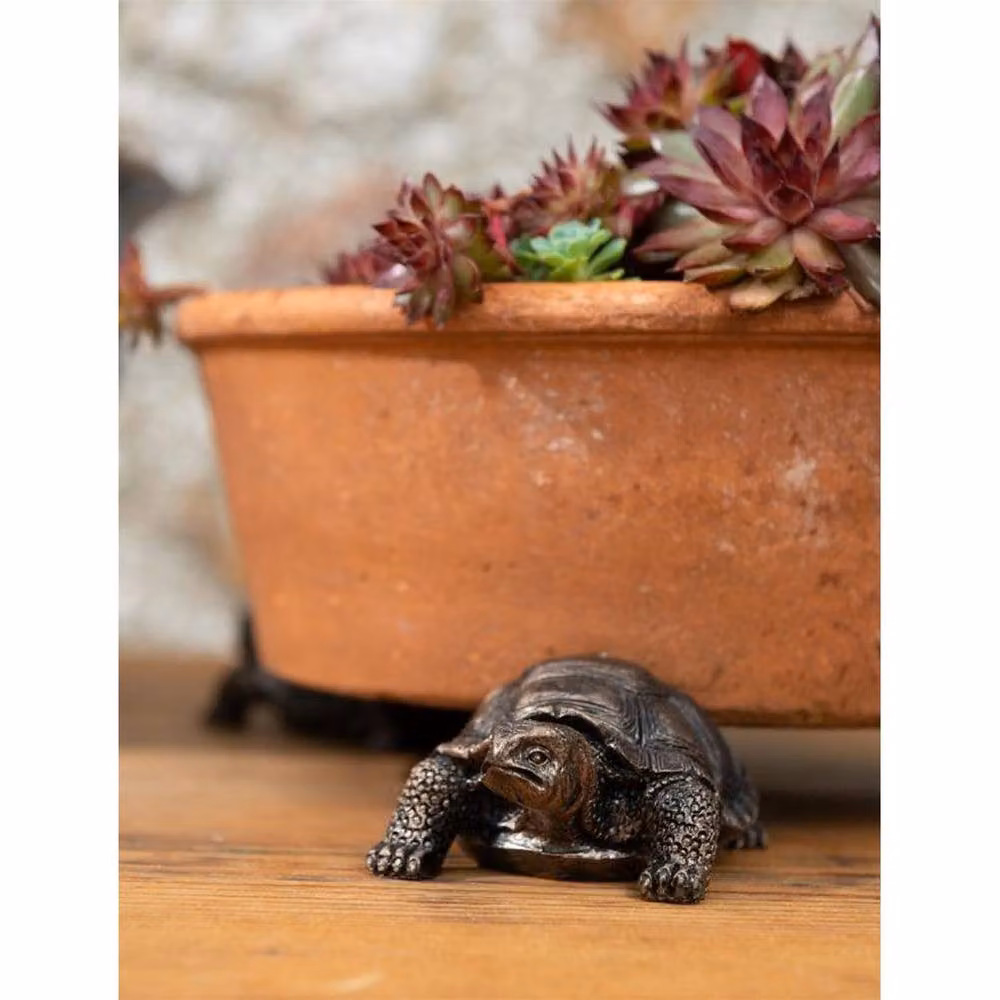 Jardinopia Tortoise Plant Pot Feet, Set of 3, Bronze, L8.5 x W6 x H5 cm – 4