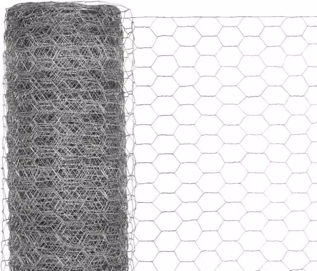 Berkfield Home Sturdy Galvanised Steel Chicken Wire Fence, Silver, W: 1.5 m, L: 25 m