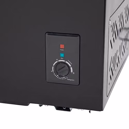 Willow W99CFB Freestanding 99L Chest Freezer with Removable Storage Basket, Black – 6