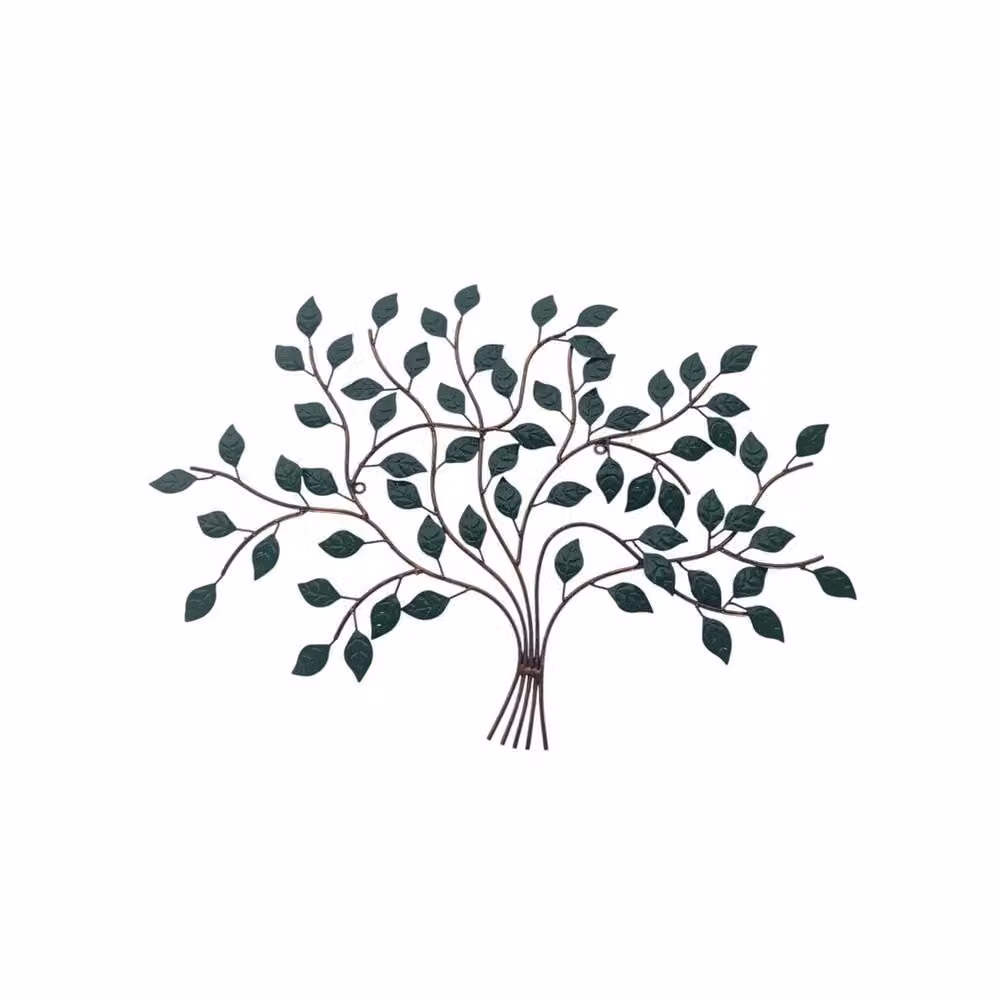 VOGREX Multicolour Metal Tree of Life Wall Art with Floral and Animal Designs, 55 cm – 2