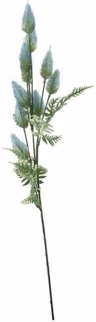 KDMD Essential Blue Thistle 4 Pack Artificial Flowers for Rustic Wedding Decor