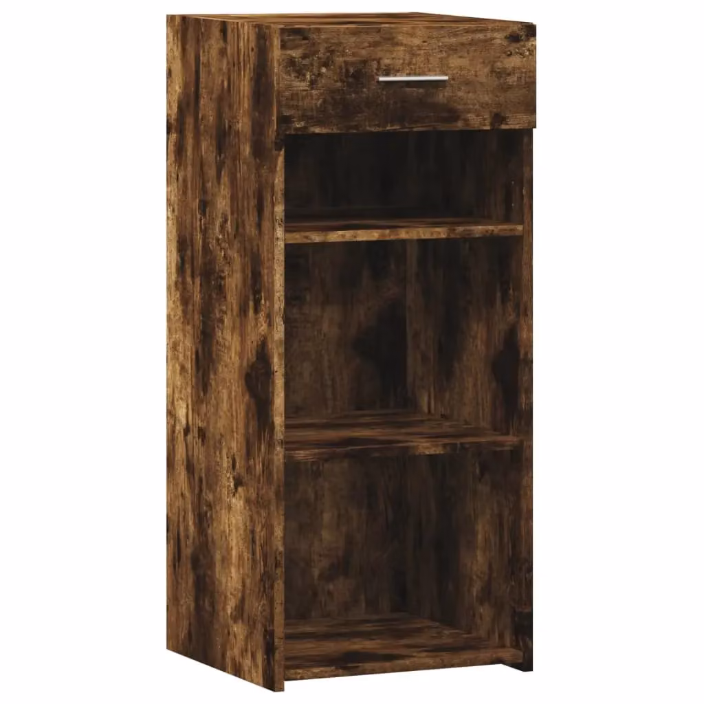 Berkfield Home Smoked Oak Sideboard in Brown, W/D/H: 40 x 42.5 x 93 cm – 2