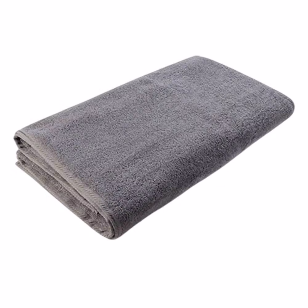 ARTG Grey Bordered Cotton Terrycloth Bath Towel – 2