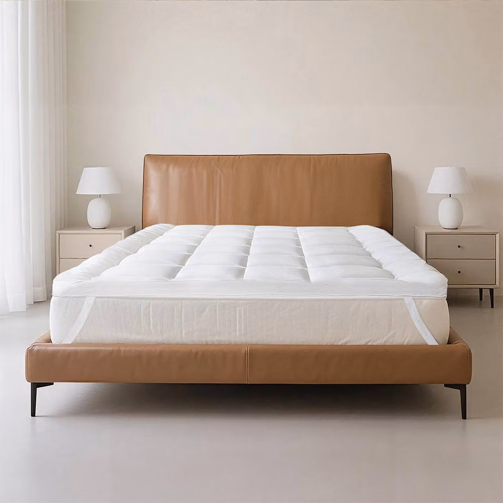 Lavio Single Microfibre Mattress Topper, 10 cm Depth, White – 2