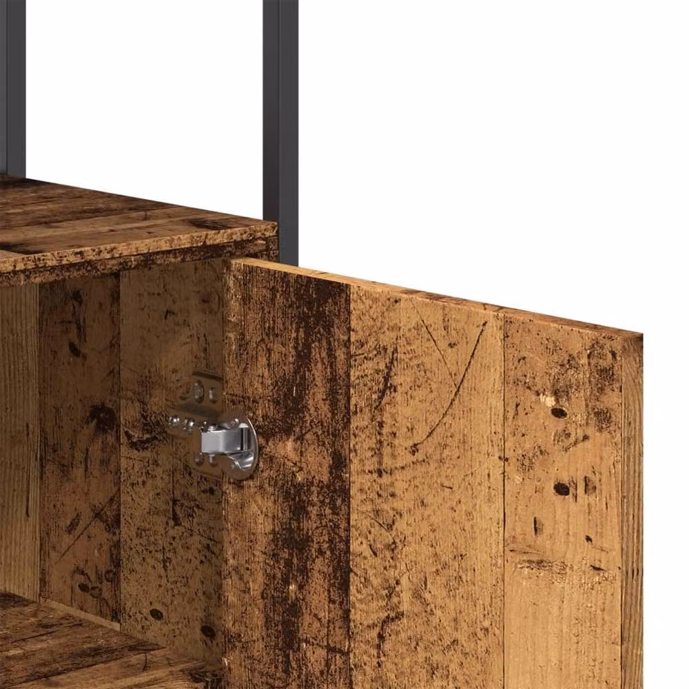 Berkfield Home Industrial Sideboard in Brown Old Wood, W/D/H: 70 x 30 x 80 cm – 6