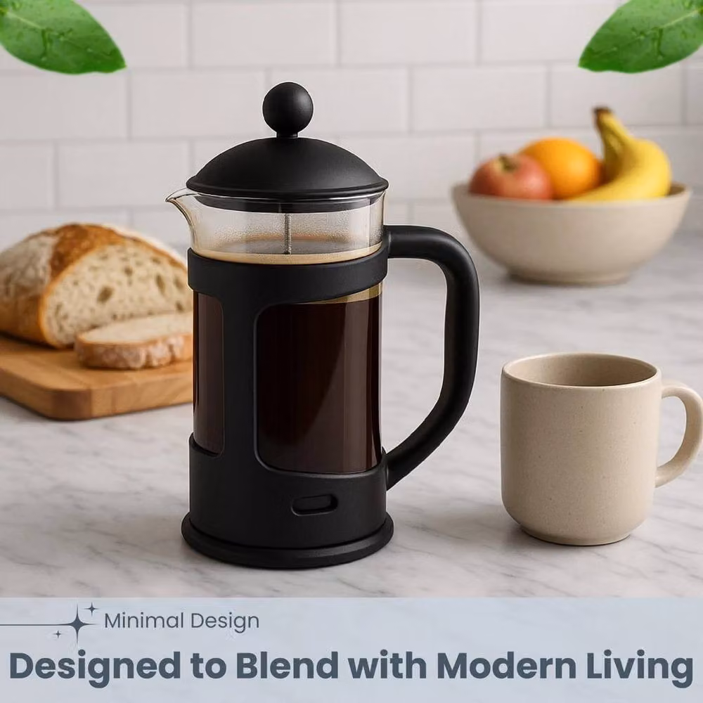 SPETLEK French Press Coffee Maker Cafetiere, 6 Cup, Black – 3