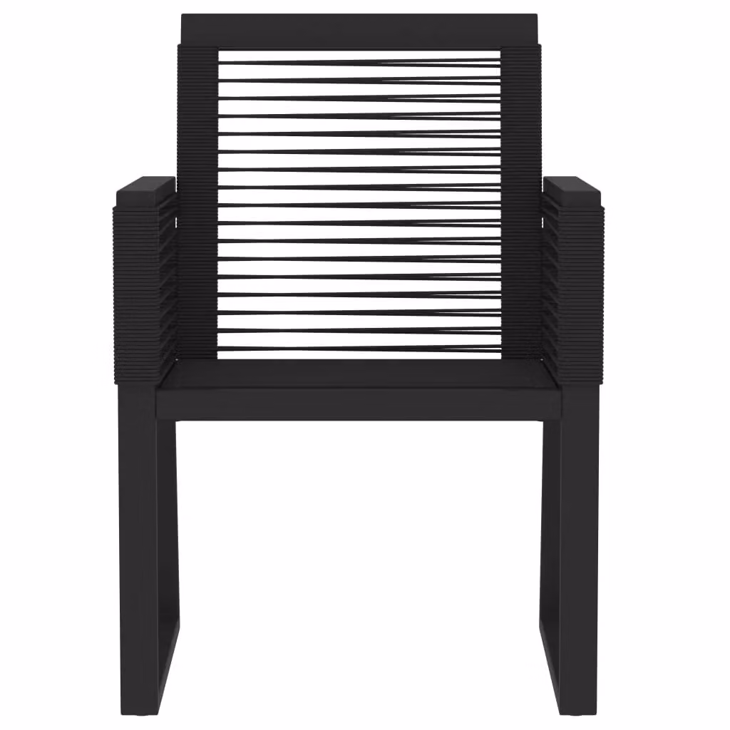 Berkfield Home 5 Piece Modern Garden Dining Set in Black – 4