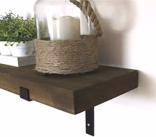 Marco Paul Black Scaffold Board Wall Shelf Brackets